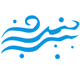 Air volume measurement icon