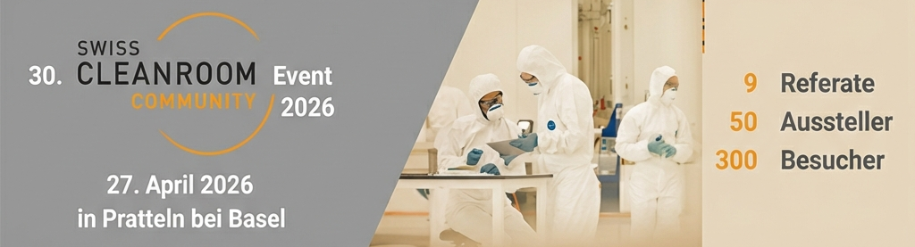 Swiss Cleanroom Event 2026 Banner